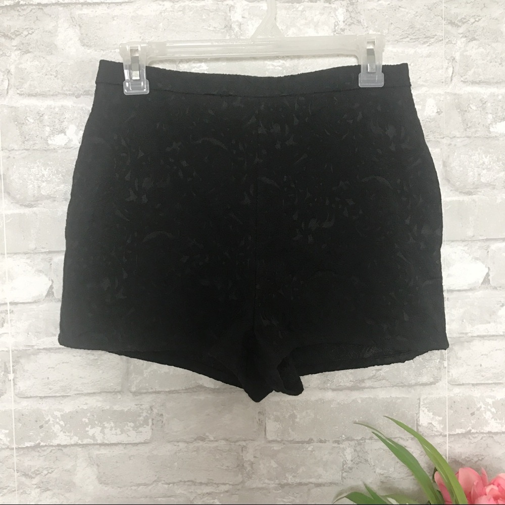 Lucca Couture | Y2K Black Lace Shorts 4.